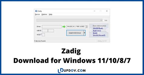 zadig driver download windows 10